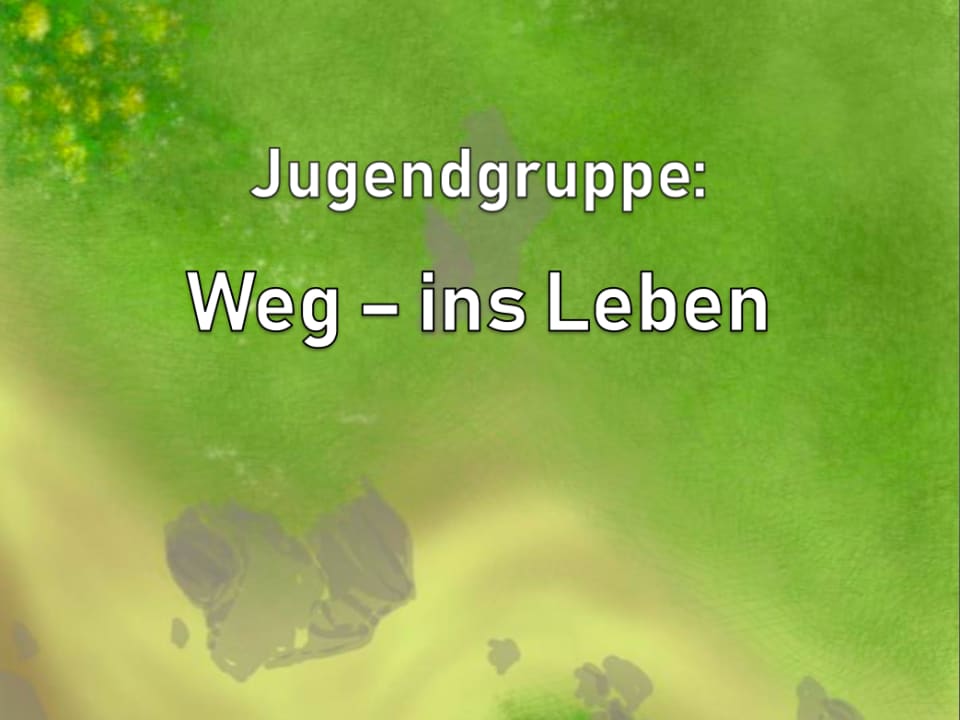 weg - ins leben